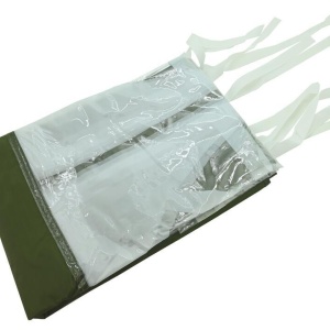 Perete lateral impermeabil cu fereasta 3 x 2 m, verde pentru pavilioanele Cattara - TT13341 - Img 3