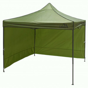 Perete lateral impermeabil pentru pavilion Cattara 2 x 3m verde - TT13340 - Img 6