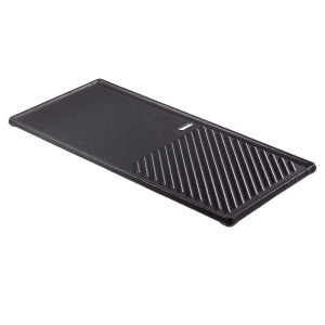 Plita din fonta cu 2 fete neteda si grill 43 x 20,5 cm pentru gratar Monroe Pro 3 Enders - 7882 - Img 4