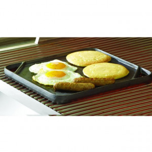 Plita universala din fonta cu 2 fete neteda si grill 26 x 26 cm Activa Mr. Padelllas - 20020 4