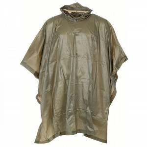 Poncho cu gluga din vinyl verde MFH, 200 x 127 cm - OUTMA.08203
