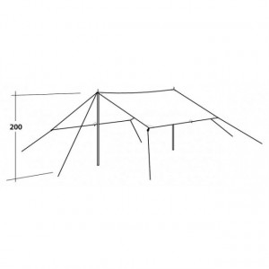 Prelata cort Easy Camp Tarp 4x4m - EC120329 2