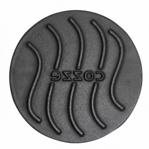 Presa din fonta pentru hamburger carne Cozze diametru 16 x 8 cm - 90375 4