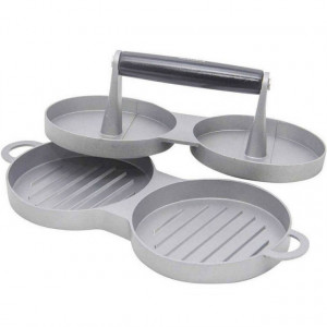 Presa dubla hamburger din aluminiu Char-Broil - 140539