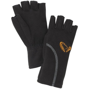 SAVAGE GEAR Manusi Cu Degete Taiate Wind Pro Black