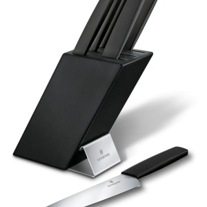 Set 6 Cutite Victorinox Swiss Modern Block + Suport Lemn, Negru - 6.7186.63 - Img 3