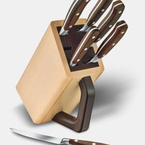 Set pentru bucatarie Victorinox Grand Maitre Knife Block, 6 piese, Wood 7.7240.6 - Img 3