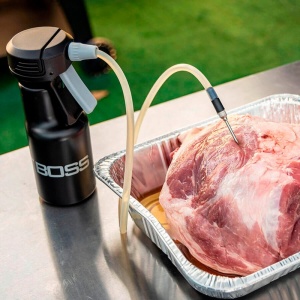 Set sticla de plastic spray si injector pentru carne Pit Boss - 41199 - Img 3