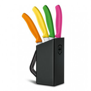 Set Victorinox pentru Bucatarie, 4 piese, suport negru - 6.7126.4 4