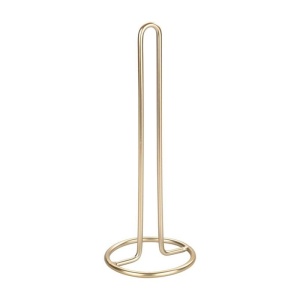 Suport prosoape de bucatarie Wenko Gina 32,5 cm inaltime diametru 12,5 cm auriu mat - 53249100
