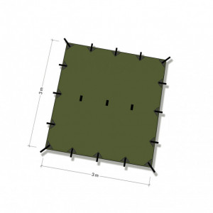 Tenda 3×3 Forest Green DD Hammocks - 0707273931542 3