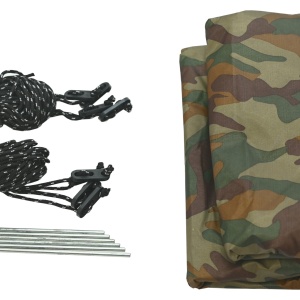 Tenda Cattara 3x3, camuflaj, cuie, cordelina - TT13887 - Img 4