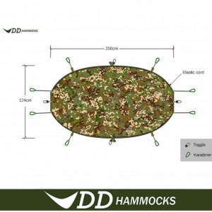 Underblanket Camuflaj DD Hammocks - 0707273931443 2