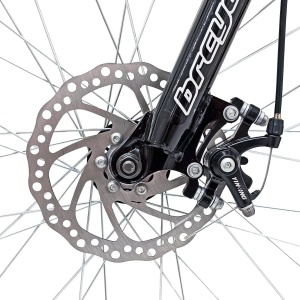 Bicicleta BR STORM 24", 21 viteze, frane pe disc, cadru otel 14", manete secventiale, albastru/verde - Img 10