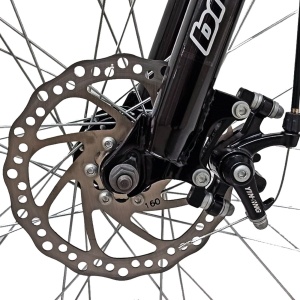 Bicicleta BR TARGET Carrier 29", 21 viteze, frane pe disc, cadru otel 17", manete secventiale, albastru/verde - Img 14