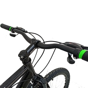Bicicleta BR TARGET Carrier 29", 21 viteze, frane pe disc, cadru otel 17", manete secventiale, negru/argintiu - Img 10