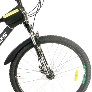 Bicicleta BR TORNADO Carrier 29", 21 viteze, frane pe disc, cadru aluminiu 15", manete secventiale, negru - Img 8