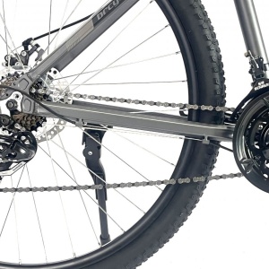 Bicicleta BR TORNADO Carrier 29", 21 viteze, frane pe disc, cadru aluminiu 15", manete secventiale, gri - Img 3