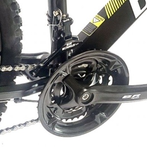 Bicicleta BR Tornado ProMG 26", jante MAGNEZIU, 21 viteze, frane pe disc, cadru din aluminiu 13.5", manete secventiale, negru - Img 6
