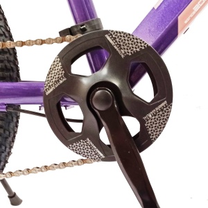 Bicicletă copii BR Inspire 20", 7 viteze, frâne pe disc, cadru oțel 12", manete Revoshift, mov, varsta 7 - 10 ani - Img 6