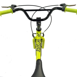 Bicicletă copii BR Neptune 20", cadru oțel, galben fluo, varsta 7 - 10 ani - Img 8