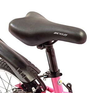 Bicicletă copii BR Neptune Kids 16", cadru oțel, roz, varsta 4 - 6 ani - Img 6