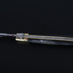 Briceag Laguiole en Aubrac Maner Corn Taur lama 12cm - LGL0212CPL/SSI1 3