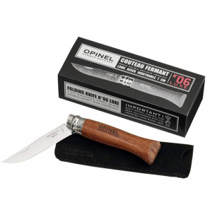 Briceag Opinel N°06 Inox Bubinga in Cutie, lama 7cm - 226066 - Img 5