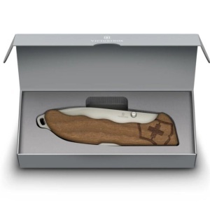 Briceag Victorinox Evoke Alox One Hand,136 mm, Wood 0.9415.D630 - Img 6