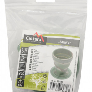 Cana pliabila din silicon Army 200ml Cattara TT13638 - Img 5