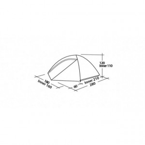 Cort Easy Camp Meteor 300 - EC120358-Gold-Red 2