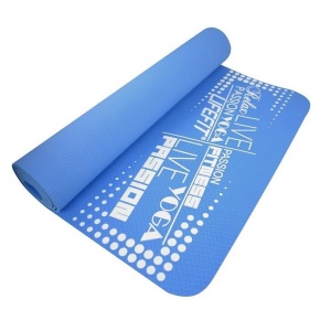 Covoras Yoga Tpe - 186 x 61 x 0.4 Cm, Albastru