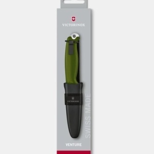 Cutit Outdoor Victorinox Venture, Olive, lama full tang 10.5cm 3.0902.4 - Img 2