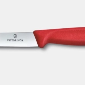 Cutit pentru decojit Victorinox Swiss Classic Paring Knife, lama 10cm, maner rosu Polypropylene - 6.7701.C1