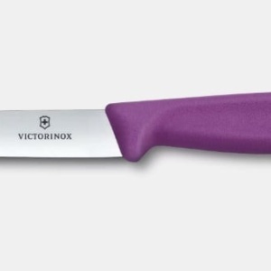 Cutit pentru decojit Victorinox Swiss Classic Paring Knife, lama 10cm, maner violet Polypropylene - 6.7705.C1