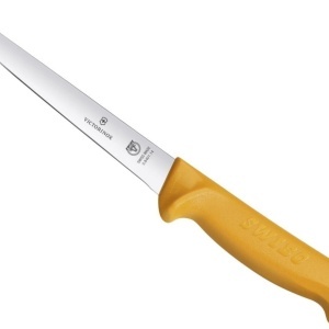 Cutit pentru dezosat Victorinox Swibo Boning Knife , lama 14cm, portocaliu - 5.8401.14