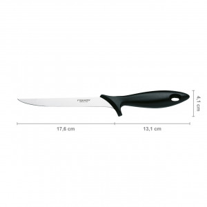 Cutit pentru filetat Fiskars Essential, 18 cm, otel inoxidabil - Img 3