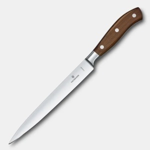 Cutit pentru filetat Victorinox Grand Maitre Forged Filleting Knife, lama 20cm, Wood 7.7210.20G