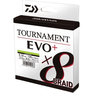 Fir Textil Daiwa Tournament 8xBraid EVO+ Chartreuse 270m - Img 2