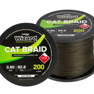 Fir Textil EnergoTeam Wizard Cat Braid, Dark Brown, 200m