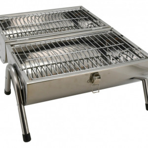 Gratar pe carbuni DUBLU 2x 38cm Cattara TT13034 - Img 4