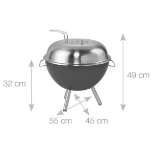 Gratar pe carbuni Kettle 40 cm Dancook 1300 8