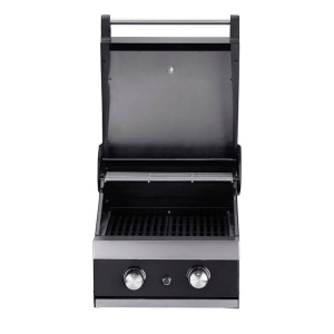 Gratar pe gaz cu 2 arzatoare din inox, incastrabil, gratare din fonta, Grandhalll Classic - K02000232A - Img 3