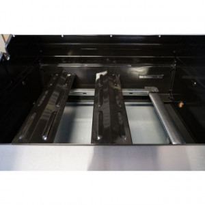 Gratar pe gaz cu 3 arzatoare din inox, incastrabil, gratare din fonta, Grand Hall Premium GT3 -  K03000196A arzatoare