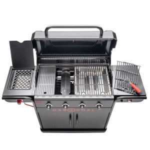 Gratar pe gaz si carbuni hibrid Char-Broil Gas2Coal 2.0 440 Special Edition, plita si sear burner - 140995 - Img 2