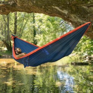 Hamac Ticket to the Moon King Size Royal Blue – Orange - TMK3935 montat