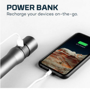 Lanterna profesionala reincarcabila Powerbank Nebo Davinci 5000, 5000 lumeni, 192 m - NEB-FLT-0022-G 2