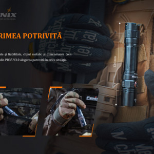 Lanternă Tactică Fenix PD35 V3.0 - 1700 Lumeni - 357 Metri - ADV-452-001 3