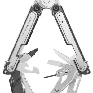 Multifunctional Leatherman ARC, 20 instrumente, negru-argintiu