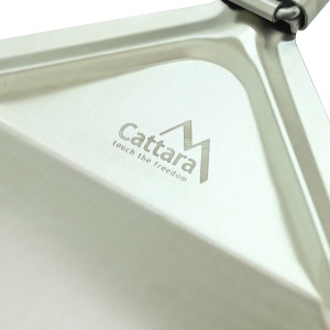 Paleta pentru pizza din inox SS430, Cattara, pliabila, 24x36cm, grosime 1mm - TT14089 - Img 4